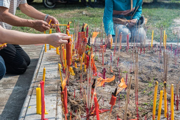 Qingming Festival (Qing Ming), graftombe-weidse dag — Stockfoto