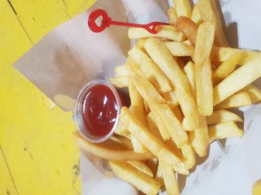 Patates kızartması veya fiş fastfood Restoran