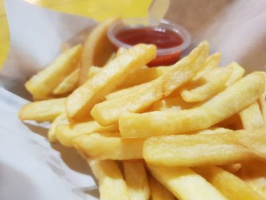 Patates kızartması veya fiş fastfood Restoran