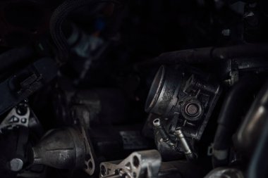 Demonte araba kirli motor silindir Garage