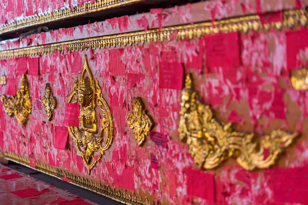 Coffin Donation (Donate a Coffin) at Thai temple — Stock Photo, Image