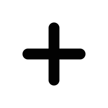 Artı vektör simgesi. Vektör web tasarımı