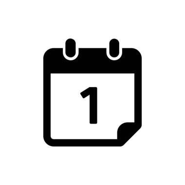 Takvim vektör simgesi. Web tasarım simgesi. Duvardaki takvim. Düz takvim simgesi. Vektör simgesi EPS 10