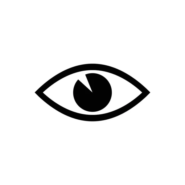 Eye vector icon. Open eye icon, The eye of the beholder. Web design icon. Symbol of the human eye. Vector EPS 10 — Stock Vector