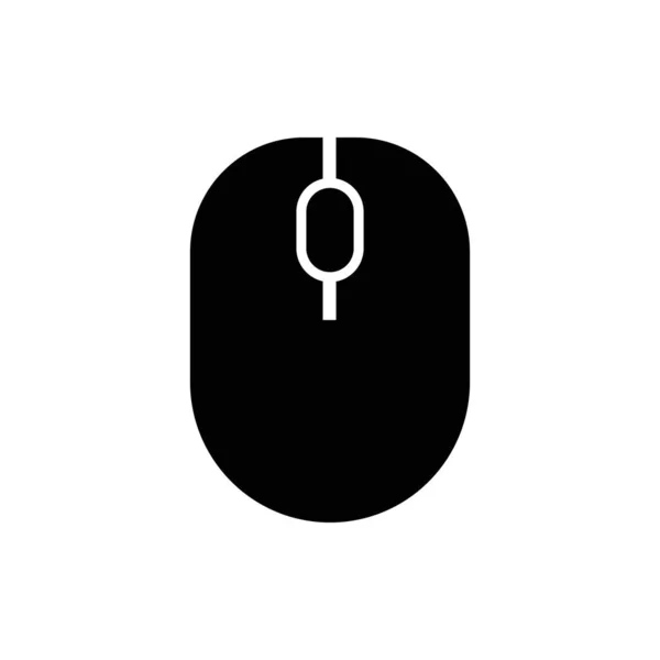 Wireless Computer Mouse Icon Symbol. PC wireless mouse icon vector isolated illustration. Icon wireless computer mouse web. Modern computer mouse, flat icon design — Stock Vector
