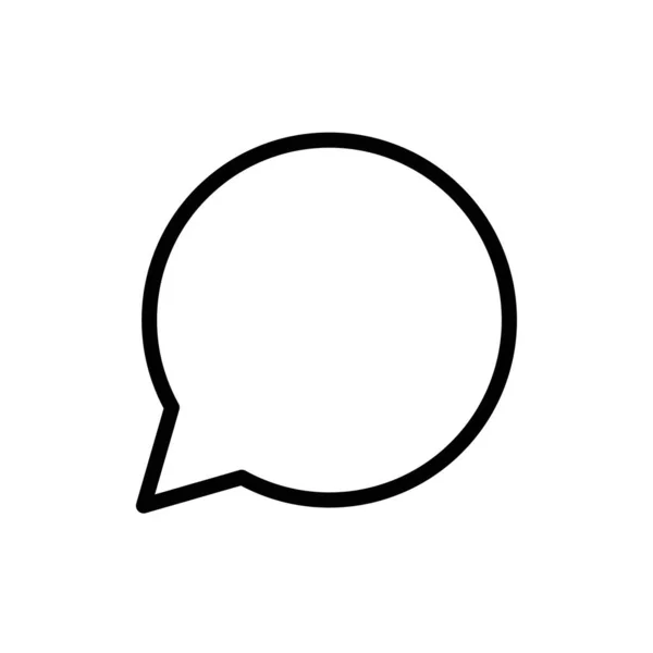 Icona della bolla vocale. Progettazione web vettoriale — Vettoriale Stock