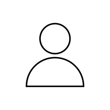 Kullanıcı Simgesi. Vektör insanlar simgesi. Profil vektör simgesi. Kişi illüstrasyonu. İş Kullanıcı Simgesi. Kullanıcılar Grubu sembolü. Erkek kullanıcı simgesi