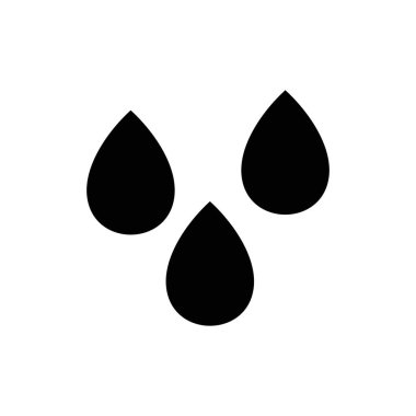 Damla vektör simgesi. Web tasarım simgesi. Damla düşer, su damlası. Bir damla yağ çizelgesi. Bir damla yağmur ikonu. Vektör EPS 10
