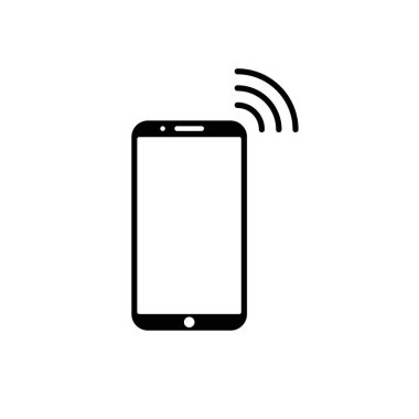 Telefon bağlantısı simgesi. Telefon kablosuz simgesi