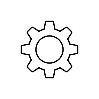 Vites vektör simgesi. Web tasarım simgesi. Vitesler ve dişliler sembolü. Çark ikonu. Çember çizimi. Vites tekerleği logosu. Vektör EPS 10