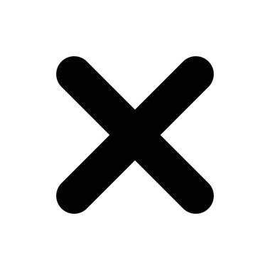 Çapraz Simge. Simgeyi iptal et. Simgeyi kapat