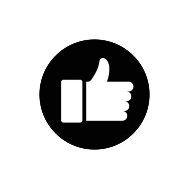 Simge vektörü gibi. Başparmaklar yukarı simgesi.