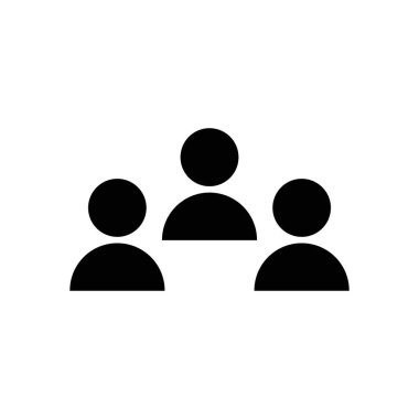 Goup insanları ikonu. Vektör web tasarımı