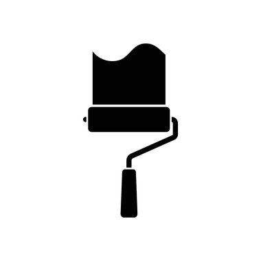 Boya silindiri ikonu. Vektör web tasarımı