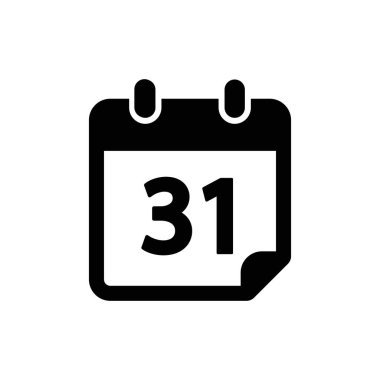 Takvim vektör simgesi. Web tasarım simgesi. Duvardaki takvim. Düz takvim simgesi. Vektör simgesi EPS 10