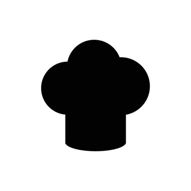 Şef şapka vektör simgesi. Şapka illüstrasyon vektör simgesi pişiriliyor. Mutfak logosu. Aşçılık aşçısı ikonu. Web simgesi tasarla