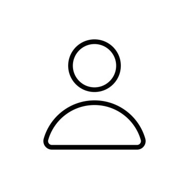 Kullanıcı Simgesi. Vektör insanlar simgesi. Profil vektör simgesi. Kişi illüstrasyonu. İş Kullanıcı Simgesi. Kullanıcılar Grubu sembolü. Erkek kullanıcı simgesi