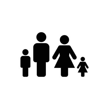 Aile Simgesi Vektörü. Vektör web tasarımı