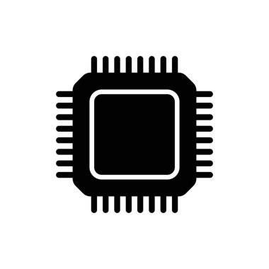 İşlemci simgesi. Devre tahtası simgesi.