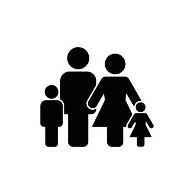 Aile Simgesi Vektörü. Vektör web tasarımı