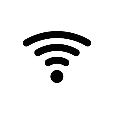 Wi Fi Simgesi, Kablosuz Simge. Wi fi sinyal işareti modern web simgesi. Wi Fi ağ simgesi.