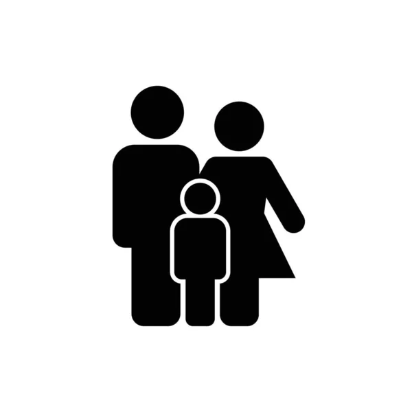 Familie Icon Vector. Vektor-Webdesign — Stockvektor