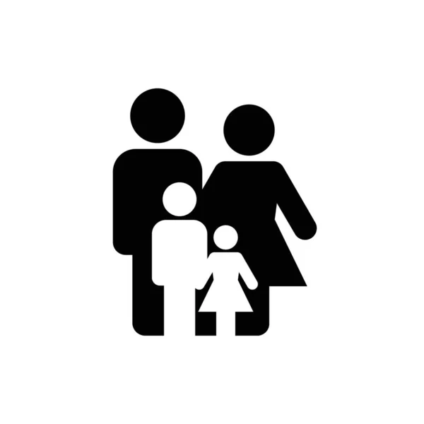 Familie Icon Vector. Vektor-Webdesign — Stockvektor