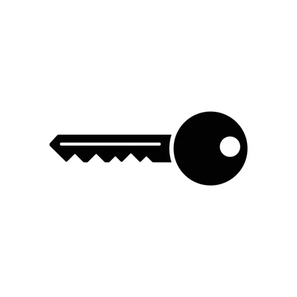 Belangrijkste vectoricoon. Open huis sleutel icoon. Sleutel van het slot icoon. Sleutelpictogram - informatiesymbool — Stockvector