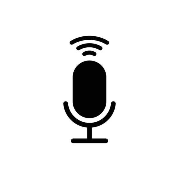 Microphone vector icon. Device for podcast, stream, karaoke, radio, asmr.  Simple doodle isolated on white. Flat cartoon mic. Bright clipart for logo,  apps, web, recording studio design 22937316 Vector Art at Vecteezy