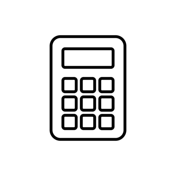Icono de vector calculadora. Diseño web vectorial — Vector de stock