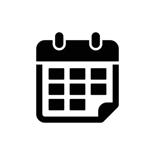 Icono de vector de calendario. Icono de diseño web. Calendario en la pared. Icono de calendario plano. Icono del vector EPS 10 — Vector de stock