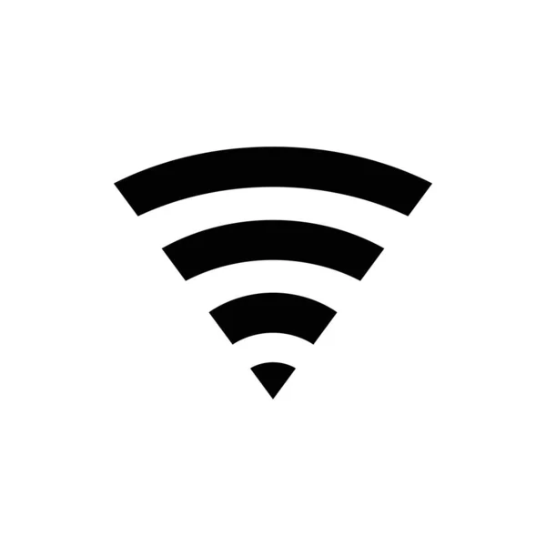 Wi Fi Icon, wireless Icon. Сигнал Wi-Fi сигнализирует современный веб-значок. Значок сети Wi Fi. — стоковый вектор