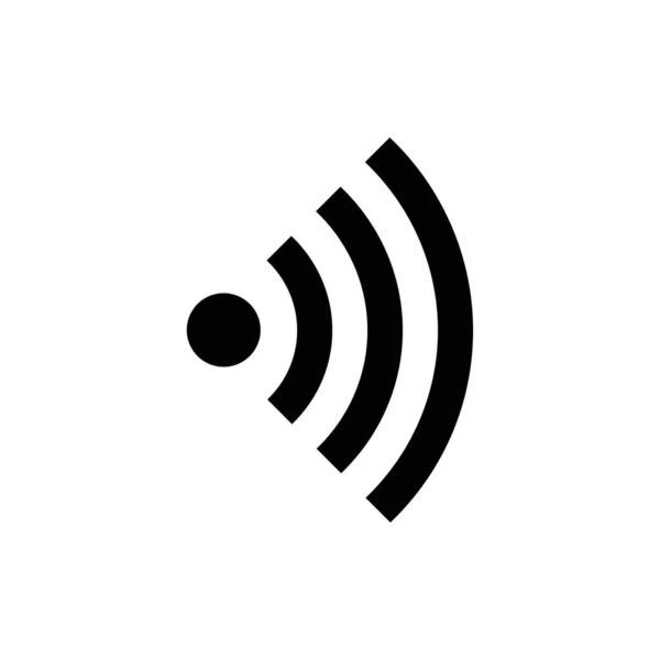 Wi-Fi Icon, Wireless Icon. Wi-Fi-Signal Zeichen modernes Web-Symbol. Symbol für das WLAN-Netzwerk. — Stockvektor