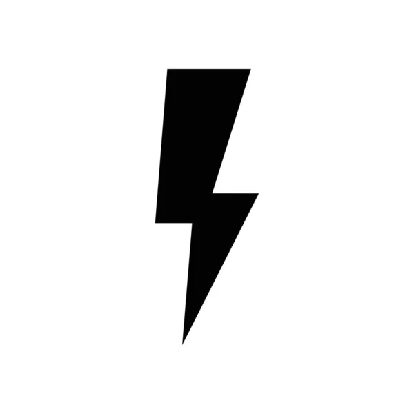 Lightning bolt icon. Lightning, electric power vector logo. Lightning bolt illustration isolated vector. Lightning bolt flat icon. Flash thunderbolt. Lightnings bolts icon EPS 10. — Stock Vector