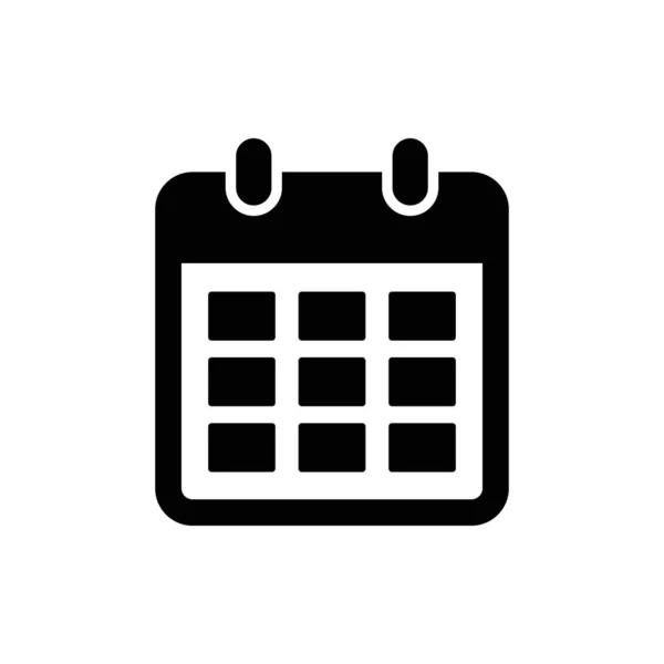 Kalendervektorsymbol. Webdesign-Ikone. Kalender an der Wand. Flaches Kalendersymbol. Vektor-Symbol EPS 10 — Stockvektor