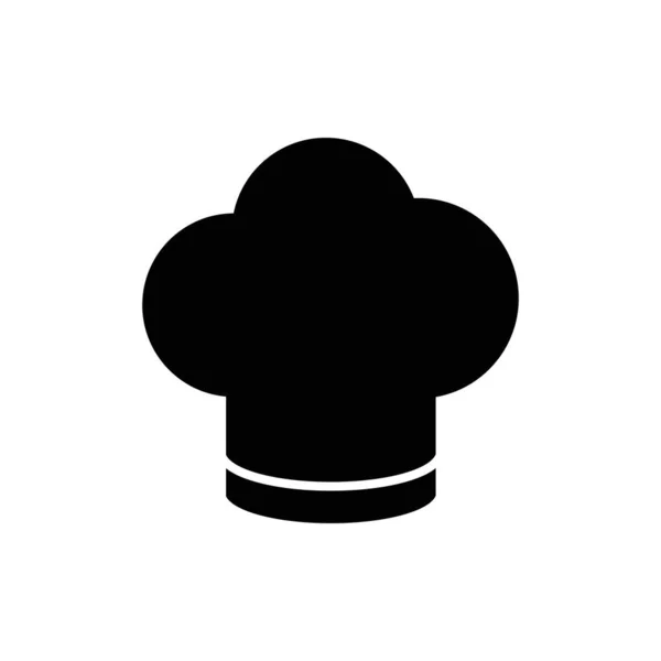 Şef şapka vektör simgesi. Şapka illüstrasyon vektör simgesi pişiriliyor. Mutfak logosu. Aşçılık aşçısı ikonu. Web simgesi tasarla — Stok Vektör