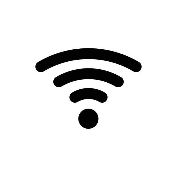 Icona Wi Fi, Icona wireless. Segnale Wi-Fi moderna icona web segno. Icona della rete Wi Fi. — Vettoriale Stock