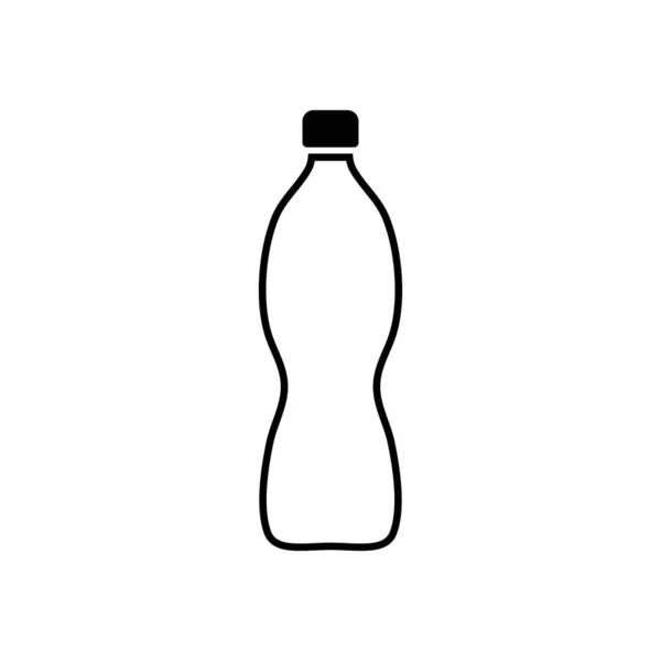 Plastic bottle vector icon. Web design icon. Plastic water bottle. Isolated icon plastic bottle with drink. Vector EPS 10 — Stock Vector