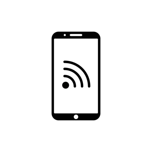 Icono de conexión telefónica. Teléfono wifi icono — Archivo Imágenes Vectoriales