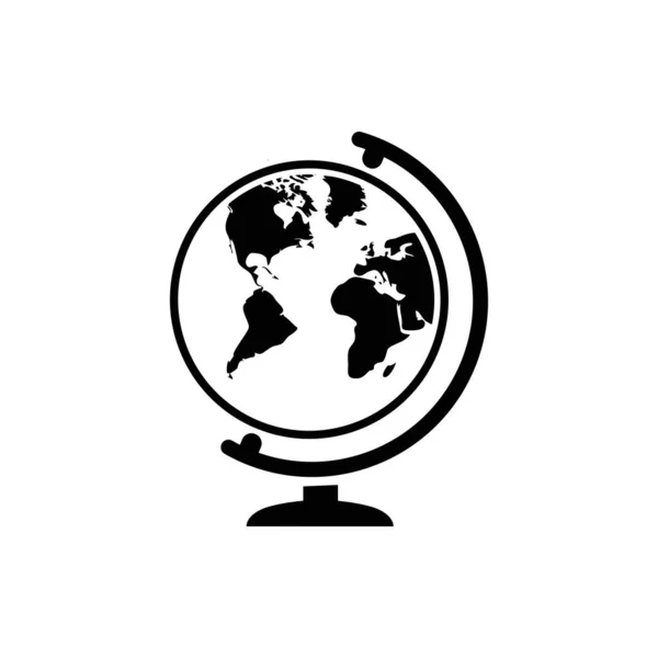 Globe vector icon. Vector web design — Stock Vector