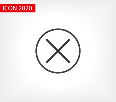 Çapraz Simge. Simgeyi iptal et. Simgeyi kapat