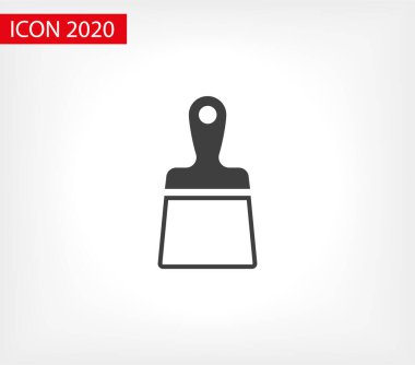 İnşaat spatula ikonu. Vektör web tasarımı