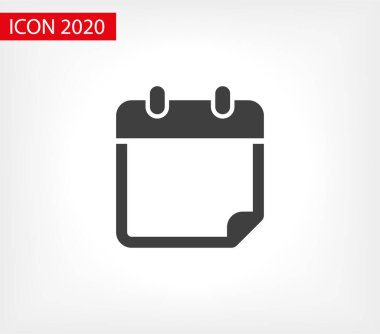 Takvim vektör simgesi. Web tasarım simgesi. Duvardaki takvim. Düz takvim simgesi. Vektör simgesi EPS 10