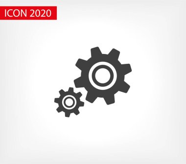 Vites vektör simgesi. Web tasarım simgesi. Vitesler ve dişliler sembolü. Çark ikonu. Çember çizimi. Vites tekerleği logosu. Vektör EPS 10