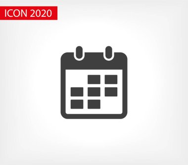 Takvim vektör simgesi. Web tasarım simgesi. Duvardaki takvim. Düz takvim simgesi. Vektör simgesi EPS 10