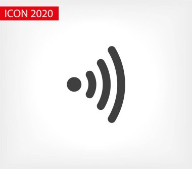 Wi Fi Simgesi, Kablosuz Simge. Wi fi sinyal işareti modern web simgesi. Wi Fi ağ simgesi.