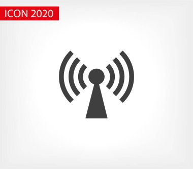 Wi Fi Simgesi, Kablosuz Simge. Wi fi sinyal işareti modern web simgesi. Wi Fi ağ simgesi.