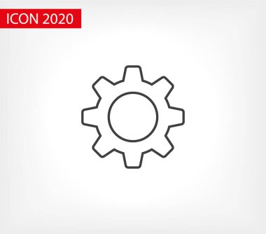 Vites vektör simgesi. Web tasarım simgesi. Vitesler ve dişliler sembolü. Çark ikonu. Çember çizimi. Vites tekerleği logosu. Vektör EPS 10