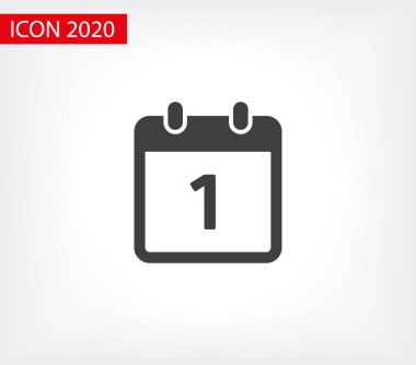 Takvim vektör simgesi. Web tasarım simgesi. Duvardaki takvim. Düz takvim simgesi. Vektör simgesi EPS 10