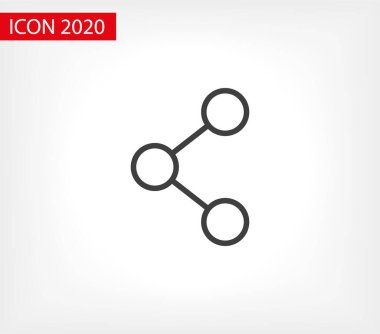 İşaret simgesini paylaş. Vektör web tasarımı